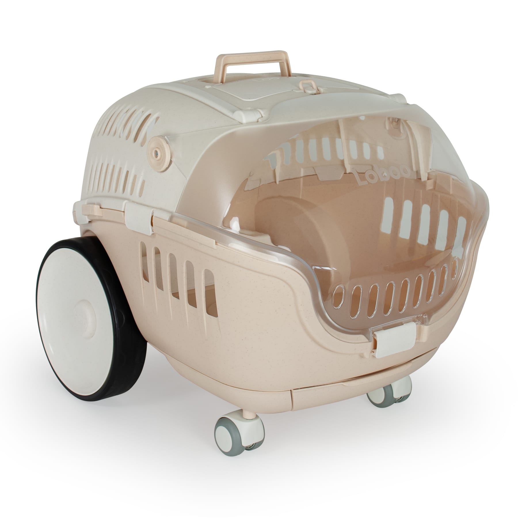 Burbuja transportador completa para mascotas talla S Beige